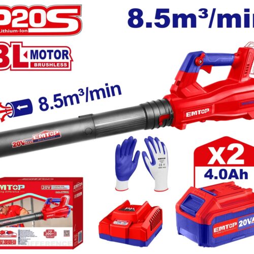 منفاخ هواء حدائق بطارية 20 فولت – 4 أمبير