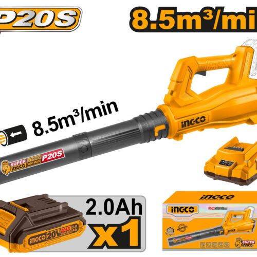 منفاخ هواء حدائق بطارية 20 فولت – 2 أمبير